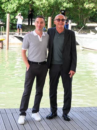 IPA88028824 - Venice, 83rd Venice International Film Festival 2026 Day 1 Arrivals at the pier. Pictured: Danny Boyle, James Graham  Copyright: xManuelexMangiarottix xPoolxPhotoxEventsx08x 88028824