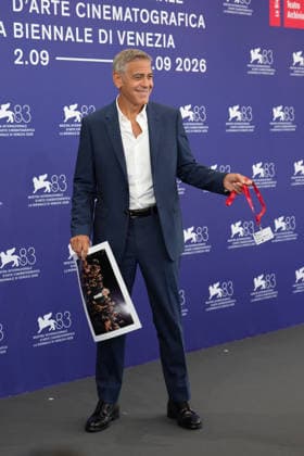 George Clooney attending the Golden Lion for Lifetime Achievement photocall during the 83rd Venice International Film Festival in 2026, on September 2, 2026, in Venice, Italy. Lucia Sabatelli, Venice, Italy  Copyright: xLuciaxSabatellix xBestimagexLuciaxSabatellix xBestimagex