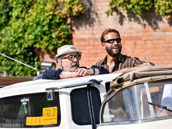 IPA88031651 - Venice, 83rd Venice International Film Festival 2026 - Day 1 - Arrivals at the Excelsior Hotel pier - Pictured: Alessandro Borghi, Gianni Amelio  Copyright: xSimonexComix xPoolxPhotoxEventsx08x 88031651