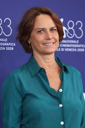 Alina Marazzi at the photocall for the film *Das Mädchen mit der Leica* (*La ragazza con la Leica* *The Girl with the Leica*) at the 2026 Venice Biennale—the 83rd Venice International Film Festival—at the Palazzo del Casino in Venice, September 2, 2026 Foto:xD.xBedrosianx xFuturexImagex leica_6918