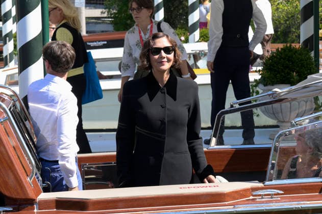 Maggie Gyllenhaal at the jury s departure from the pier of the Hotel Excelsior at the 2026 Venice Biennale, 83rd Venice International Film Festival, Venice, September 2, 2026 Foto:xA.xM.xTinghinox xFuturexImagex jury_6812
