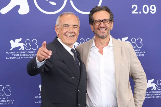 Alberto Barbera and Daniele Vicari at a photo call with the section juries at the 2026 Venice Biennale, the 83rd Venice International Film Festival, at the Palazzo del Casino in Venice, September 2, 2026 Foto:xA.xM.xTinghinox xFuturexImagex jurys_6906