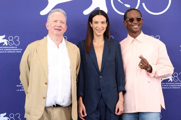 Ted Hope, Carolina Cavalli, and Akinola Davies Jr. at a photocall with the section juries at the 2026 Venice Biennale—the 83rd Venice International Film Festival—at the Palazzo del Casino in Venice, September 2, 2026 Foto:xA.xM.xTinghinox xFuturexImagex jurys_6913