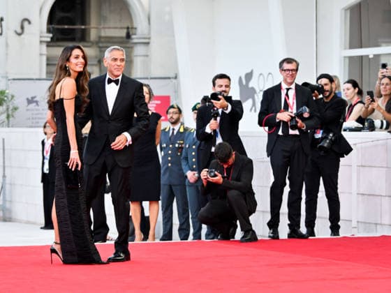 IPA88036513 - Venice, 83rd Venice International Film Festival 2026 - Night 1 - Opening Night Red Carpet. Pictured: George Clooney and Amal Clooney  Copyright: xSimonexComix xPoolxPhotoxEventsx08x 88036513