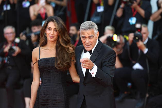 September 2, 2026, Venice Lido, Veneto, Italy: GEORGES CLOONEY and AMAL CLOONEY on the red carpet for the Opening Ceremony of the 83rd Venice Film Festival at Sala Grande in Venice Lido, Italy Venice Lido Italy  - ZUMAc179 20260902_zep_c179_204 Copyright: xMickaelxChavetx