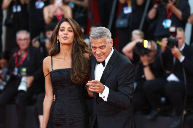 September 2, 2026, Venice Lido, Veneto, Italy: GEORGES CLOONEY and AMAL CLOONEY on the red carpet for the Opening Ceremony of the 83rd Venice Film Festival at Sala Grande in Venice Lido, Italy Venice Lido Italy  - ZUMAc179 20260902_zep_c179_205 Copyright: xMickaelxChavetx
