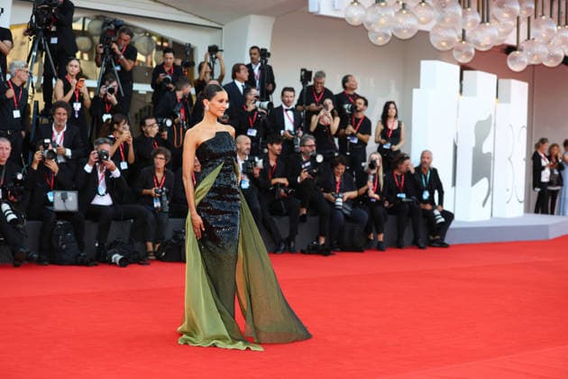 September 2, 2026, Venice Lido, Veneto, Italy: NINA DOBREV during the Opening Ceremony of the 83rd Venice Film Festival at Sala Grande in Venice Lido, Italy Venice Lido Italy  - ZUMAc179 20260902_zep_c179_216 Copyright: xMickaelxChavetx