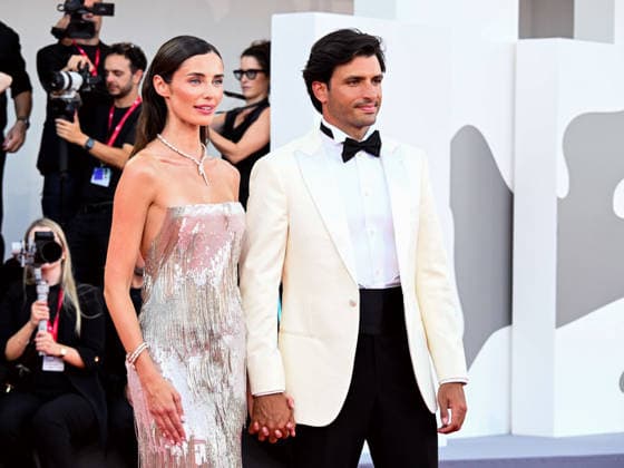 IPA88036727 - Venice, 83rd Venice International Film Festival 2026 - Night 1 - Opening Night Red Carpet - Pictured: Carlos Sainz Jr., Rebecca Donaldson  Copyright: xManuelexMangiarottix xPoolxPhotoxEventsx08x 88036727