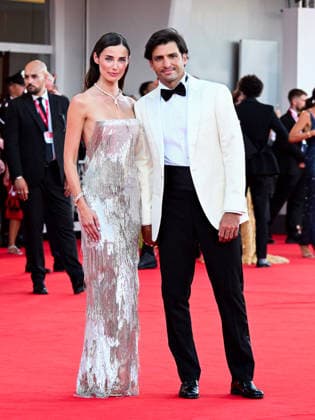 IPA88036733 - Venice, 83rd Venice International Film Festival 2026 - Night 1 - Opening Night Red Carpet - Pictured: Carlos Sainz Jr., Rebecca Donaldson  Copyright: xManuelexMangiarottix xPoolxPhotoxEventsx08x 88036733