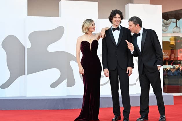 September 2, 2026, Venice, Rome, Italy: Nicolas Maupas, Greta Scarano, and Pietrangelo Buttafuoco during the red carpet for the film Ink and the opening ceremony, 83rd Venice Film Festival. Venice, September 2, 2026 Venice Italy  - ZUMAa289 20260902_zia_a289_196 Copyright: xMariaxLauraxAntonellix xAgfx