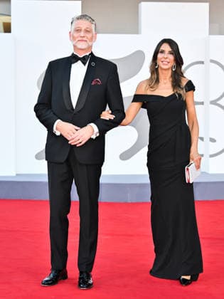 IPA88037931 - Venice, 83rd Venice International Film Festival 2026 Night 1 Opening Night Red Carpet. Pictured here is Minister of Culture Alessandro Giuli with his wife, Valeria Falcioni  Copyright: xSimonexComix xPoolxPhotoxEventsx08x 88037931