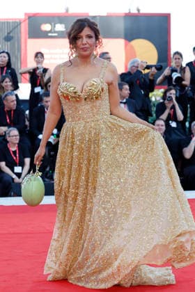 September 2, 2026, Venice, ITALY: Jury member Kaouther Ben Hania arrives for the opening ceremony and screening of Ink at the 83rd annual Venice International Film Festival, in Venice, Italy, 02 September 2026. The movie is presented in the official competition Venezia 83 at the festival running from 02 to 12 September 2026. ANSA FABIO FRUSTACI. Venice ITALY  - ZUMAa110 20260902_zaf_a110_080 Copyright: xFabioxFrustacix