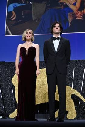 September 2, 2026, Venice, Rome, Italy: Festival hosts Nicolas Maupas and Greta Scarano during the opening ceremony for the Golden Lion for Lifetime Achievement, 83rd Venice Film Festival. Venice, September 2, 2026 Venice Italy  - ZUMAa289 20260902_zia_a289_303 Copyright: xMariaxLauraxAntonellix xAgfx