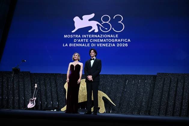 September 2, 2026, Venice, Rome, Italy: Festival hosts Nicolas Maupas and Greta Scarano during the opening ceremony for the Golden Lion for Lifetime Achievement, 83rd Venice Film Festival. Venice, September 2, 2026 Venice Italy  - ZUMAa289 20260902_zia_a289_307 Copyright: xMariaxLauraxAntonellix xAgfx