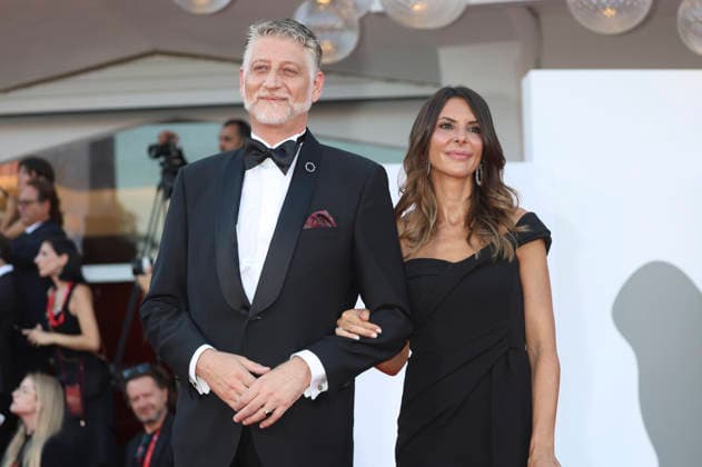 Alessandro Giuli and Valeria Falcioni at the opening ceremony featuring the premiere of the film *Ink* at the 2023 Venice Biennale—the 83rd Venice International Film Festival—at the Palazzo del Cinema in Venice, September 2, 2026 Foto:xD.xBedrosianx xFuturexImagex opening_6948