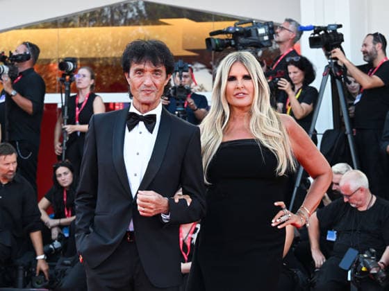 IPA88041123 - Venice, 83rd Venice International Film Festival 2026 - Night 1 - Opening Night Red Carpet - Pictured: Tiziana Rocca and Giulio Base  Copyright: xManuelexMangiarottix xPoolxPhotoxEventsx08x 88041123