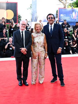 IPA88041090 - Venice, 83rd Venice International Film Festival 2026 - Night 1 - Opening Red Carpet Pictured: Thierry FrÃ maux, Iris Knobloch, and Francois BrÃ avoine  Copyright: xAlbertoxTerenghi PoolxPhotoxEvenx xPoolxPhotoxEventsx08x 88041090