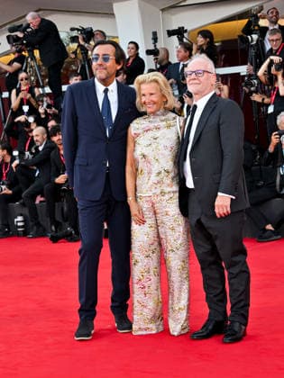 IPA88041484 - Venice, 83rd Venice International Film Festival 2026 - Night 1 - Opening Night Red Carpet. Pictured: Iris Knobloch, Thierry FrÃ maux, Francois Breavoine  Copyright: xSimonexComix xPoolxPhotoxEventsx08x 88041484