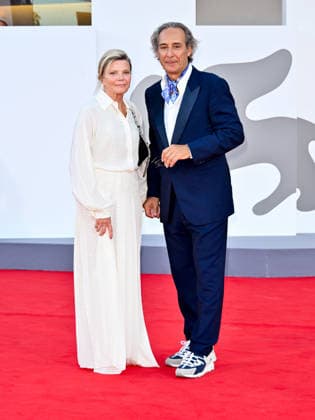 IPA88041498 - Venice, 83rd Venice International Film Festival 2026 - Night 1 - Opening Night Red Carpet. Pictured: Solrey, Alexandre Desplat  Copyright: xSimonexComix xPoolxPhotoxEventsx08x 88041498