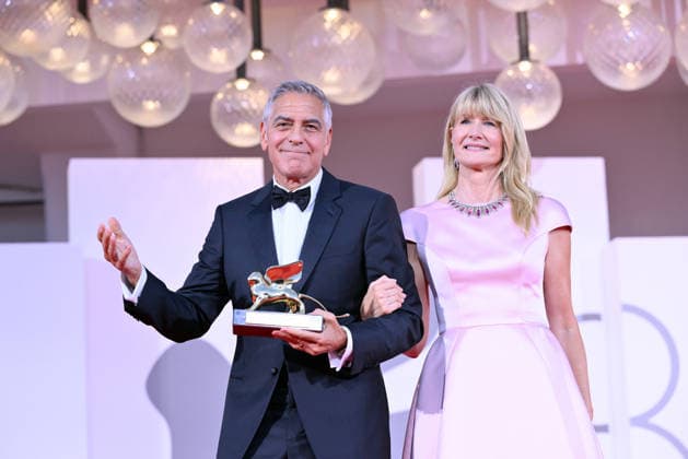 September 2, 2026, Venice, Rome, Italy: Laura Dern and George Clooney during the red carpet for the Golden Lion for Lifetime Achievement and opening ceremony, 83rd Venice Film Festival. Venice, September 2, 2026 Venice Italy  - ZUMAa289 20260902_zia_a289_330 Copyright: xMariaxLauraxAntonellix xAgfx