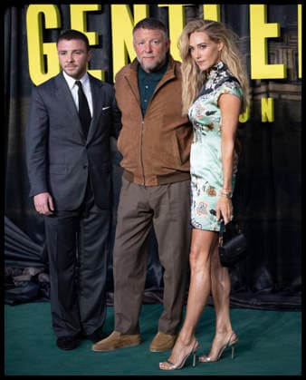 . 02 09 2026. London, United Kingdom. Rocco Ritchie, Guy Richie and Jacqui Ainsley arriving at The Gentlemen season 2 world premiere in London.  xStephenxLockx xi-Imagesx IIM-26976-0039