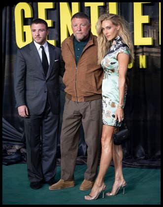 . 02 09 2026. London, United Kingdom. Rocco Ritchie, Guy Richie and Jacqui Ainsley arriving at The Gentlemen season 2 world premiere in London.  xStephenxLockx xi-Imagesx IIM-26976-0040