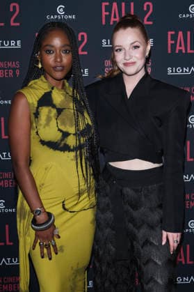 Arsema Thomas and Harriet Slater at the screening of the feature film *Case 2: Deadpoint* at the Vue West End in London, September 2, 2026 Foto:xJ.xEdwardsx xFuturexImagex fall_6910