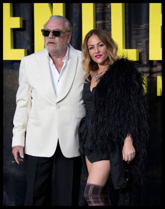 . 02 09 2026. London, United Kingdom. Actor Ray Winstone and daughter actress Jaime Winstone arriving at The Gentlemen season 2 world premiere in London.  xStephenxLockx xi-Imagesx IIM-26976-0053