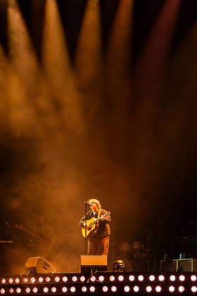 Scottish singer Lewis Capaldi performing at Superbloom in Munich s Olympic Park, Munich, Olympic Park, Bavaria, Germany