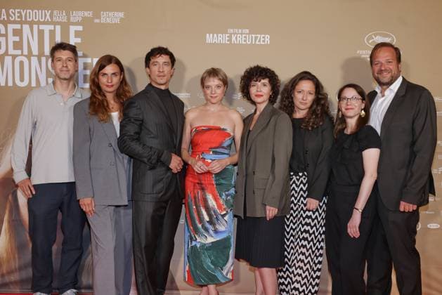 Gentle Monster: Laurence Rupp, Marie Kreutzer, Jella Haase, and the film crew. Premiere of Gentle Monster at the Delphi Filmpalast, Berlin. Date: September 2, 2026 Copyright: xEventpress Kratschx
