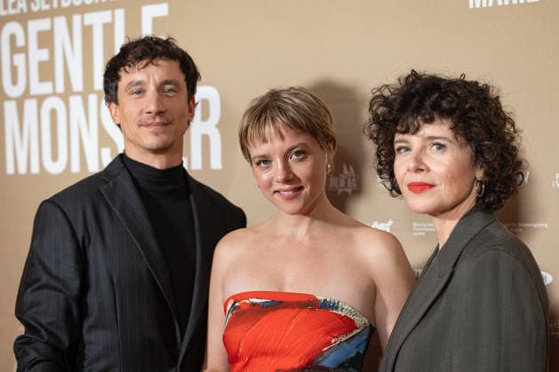 Premiere of GENTLE MONSTER with Laurence Rupp, Jella Haase, and Marie Kreutzer: Premiere of GENTLE MONSTER at the Delphi Filmpalast cinema in Berlin Copyright: xEventpressx