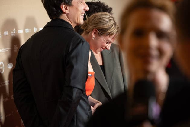 Premiere of GENTLE MONSTER with Laurence Rupp, Jella Haase, and Marie Kreutzer: The premiere of GENTLE MONSTER at the Delphi Filmpalast cinema in Berlin Copyright: xEventpressx