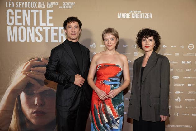 Premiere of GENTLE MONSTER with Laurence Rupp, Jella Haase, and Marie Kreutzer: Premiere of GENTLE MONSTER at the Delphi Filmpalast cinema in Berlin Copyright: xEventpressx