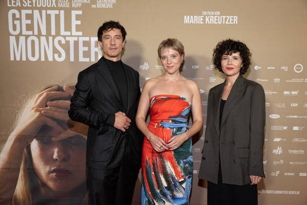 Premiere of GENTLE MONSTER with Laurence Rupp, Jella Haase, and Marie Kreutzer: Premiere of GENTLE MONSTER at the Delphi Filmpalast cinema in Berlin Copyright: xEventpressx
