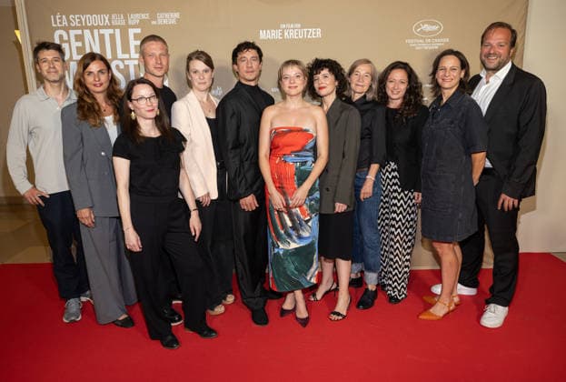 Premiere of GENTLE MONSTER Marie Kreutzer, Jella Haase, Laurence Rupp, Alexander Glehr, Johanna Scherz, Janine Jackowski, Alex Roehl, MBB, Jan Rost, Delphi Alamode, Anton Rubtsov, Judith Kaufmann, Ulrike Kofler, Myrna Wolff, Katrin Rönicke. Hosted by the premiere of GENTLE MONSTER at the Delphi Filmpalast in Berlin Copyright: xEventpressx