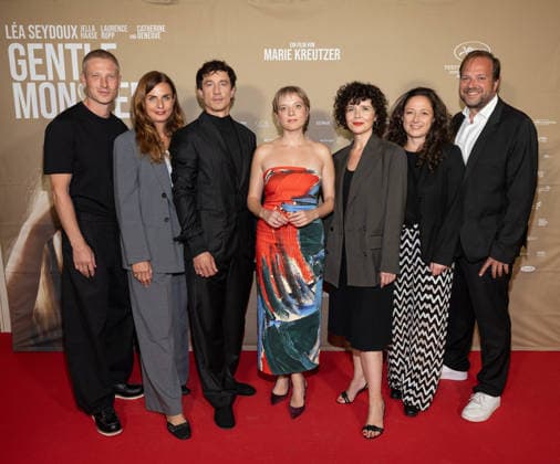 Premiere of GENTLE MONSTER: Marie Kreutzer, Jella Haase, Laurence Rupp, Alexander Glehr, Johanna Scherz, Janine Jackowski, Alex Roehl, MBB, Jan Rost, Delphi Alamode, Anton Rubtsov, Judith Kaufmann, Ulrike Kofler, Myrna Wolff, Katrin Rönicke. Hosted by the premiere of GENTLE MONSTER at the Delphi Filmpalast Cinema in Berlin Copyright: xEventpressx