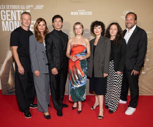 Premiere of GENTLE MONSTER: Marie Kreutzer, Jella Haase, Laurence Rupp, Alexander Glehr, Johanna Scherz, Janine Jackowski, Alex Roehl, MBB, Jan Rost, Delphi Alamode, Anton Rubtsov, Judith Kaufmann, Ulrike Kofler, Myrna Wolff, Katrin Rönicke. Hosted by the premiere of GENTLE MONSTER at the Delphi Filmpalast Cinema in Berlin Copyright: xEventpressx
