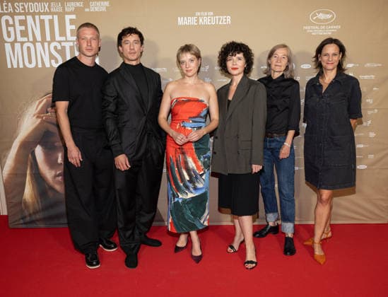 Premiere of GENTLE MONSTER with Marie Kreutzer, Jella Haase, Laurence Rupp, Alexander Glehr, Johanna Scherz, and Janine Jackowski. Premiere of GENTLE MONSTER at the Delphi Filmpalast cinema in Berlin Copyright: xEventpressx