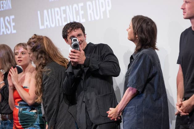 GENTLE MONSTER Premiere: On-Stage Presentation with Q&A Featuring Marie Kreutzer, Jella Haase, Laurence Rupp, and Host Katrin Rönicke. GENTLE MONSTER Premiere at the Delphi Filmpalast Cinema in Berlin Copyright: xEventpressx