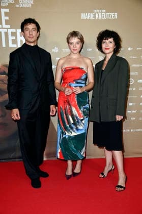 Laurence Rupp, Jella Haase, and Marie Kreutzer at the premiere of *Gentle Monster* at the Delphi Filmpalast in Berlin, September 2, 2026 Foto:xN.xKubelkax xFuturexImagex monster_6907