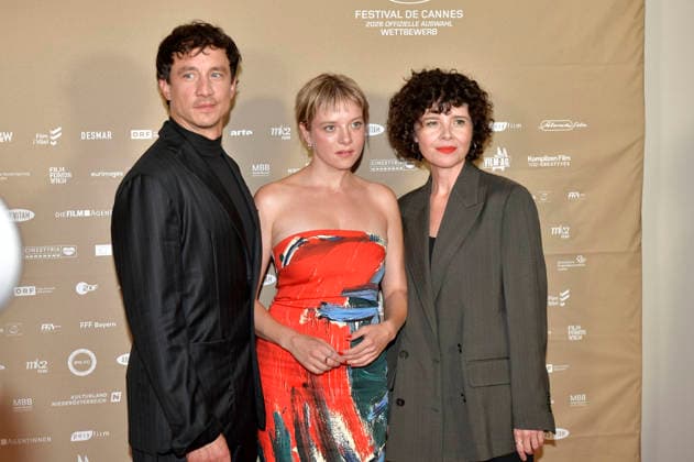 Laurence Rupp, Jella Haase, and Marie Kreutzer at the premiere of *Gentle Monster* at the Delphi Filmpalast in Berlin, September 2, 2026 Foto:xM.xBehrensx xFuturexImagex monster_6943