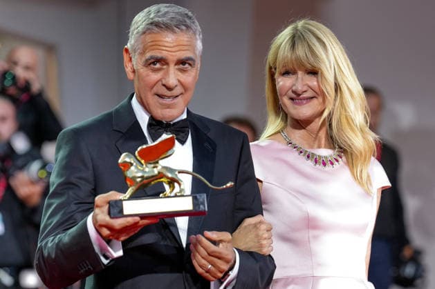 George Clooney and Laura Dern attending the Golden Lion for Lifetime Achievement Award photocall during the 83rd Venice International Film Festival at the Sala Grande on September 2, 2026, in Venice, Italy. Lucia Sabatelli, Venice, Italy  Copyright: xLuciaxSabatellix xBestimagexLuciaxSabatellix xBestimagex