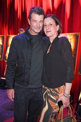 Achim Petry with his wife Giovanna Cali at the 2026 PROMI BIG BROTHER REVEAL EVENT at the Capitol Theater in Düsseldorf on September 2, 2026
