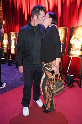 Achim Petry with his wife Giovanna Cali at the 2026 PROMI BIG BROTHER REVEAL EVENT at the Capitol Theater in Düsseldorf on September 2, 2026