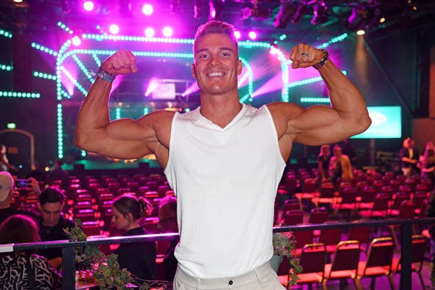 Marwin Klute at the 2026 PROMI BIG BROTHER REVEAL EVENT at the Capitol Theater in Düsseldorf on September 2, 2026