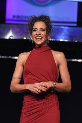 Nadja Benaissa at the 2026 PROMI BIG BROTHER REVEAL EVENT at the Capitol Theater in Düsseldorf on September 2, 2026