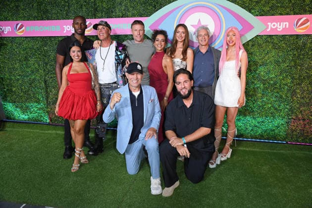 Godfrey Egbon, Francesca Morgese, Rene Redo Dost, Christian Lell, Axel Schulz, Nadja Benaissa, Georgina Gia Stumpf, Maurice Dziwak, Gedeon Burkhard, Nina Bridney at the 2026 PROMI BIG BROTHER REVEAL EVENT at the Capitol Theater in Düsseldorf on September 2, 2026