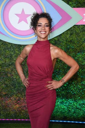 Nadja Benaissa at the 2026 PROMI BIG BROTHER REVEAL EVENT at the Capitol Theater in Düsseldorf on September 2, 2026