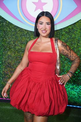 Francesca Morgese at the 2026 PROMI BIG BROTHER REVEAL EVENT at the Capitol Theater in Düsseldorf on September 2, 2026