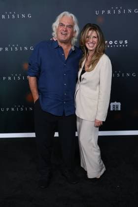 LOS ANGELES, CALIFORNIA - SEPTEMBER 02: Paul Greengrass and Joanna Kaye at the Los Angeles premiere of Focus Features The Uprising at DGA Theater Complex on September 02, 2026 Credit: USA - ZUMAa123 20260902_zaa_a123_177 Copyright: xAdMediax